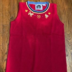 Storybook knits sweater vest women’s XS